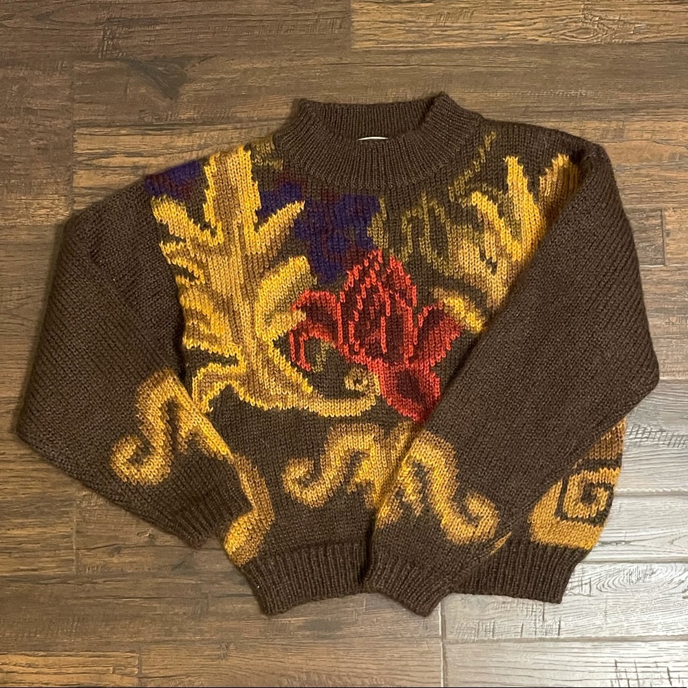 ⚜️ Vintage wool sweater - Brown - S